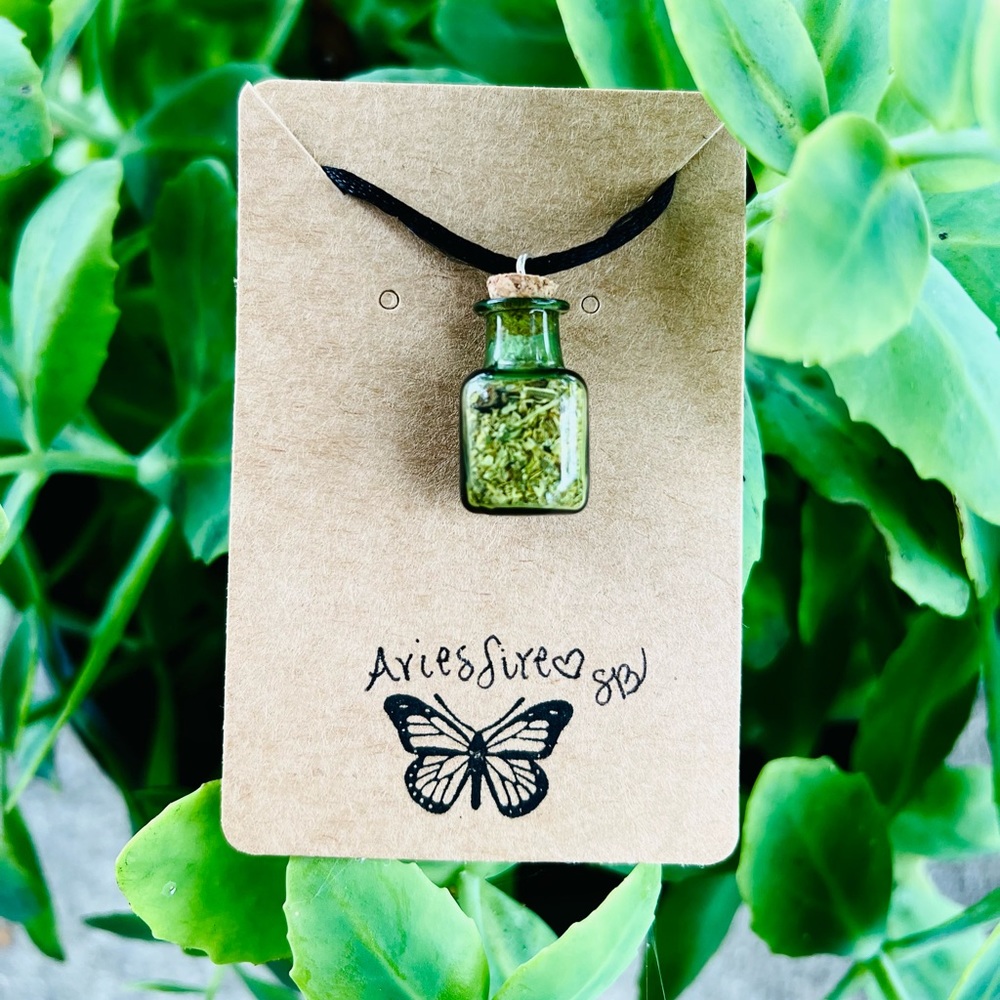 Prosperity Spell Jar Necklace